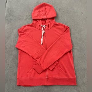 Old Navy Women's Red Zip-Up Sweater